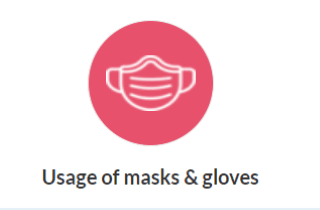 usage of masks gloves